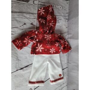 Handmade Fleece Doll Clothes Christmas Winter For 18in Doll
